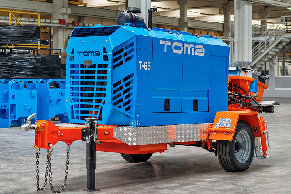 TOMA T-65 High Output Industrial Concrete Pump